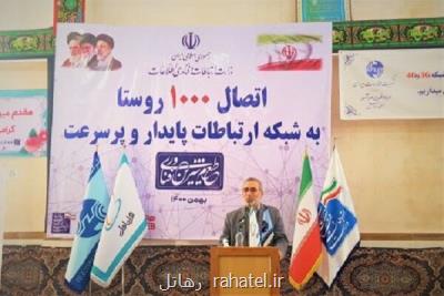 اتصال ۲۹۷ روستای دیگر به شبکه اینترنت پرسرعت همراه اول