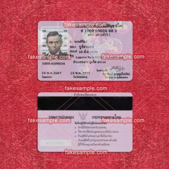 Ireland Residence Card Fake Template