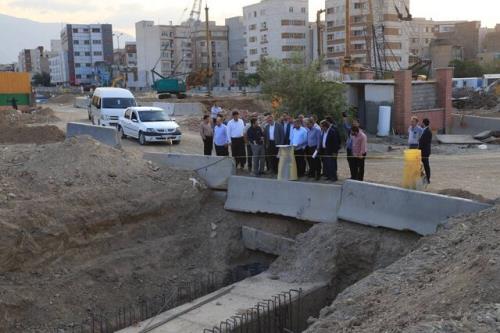 بازدید زاکانی از اتصال جنوب بزرگراه یادگار امام به بزرگراه تهران-ساوه